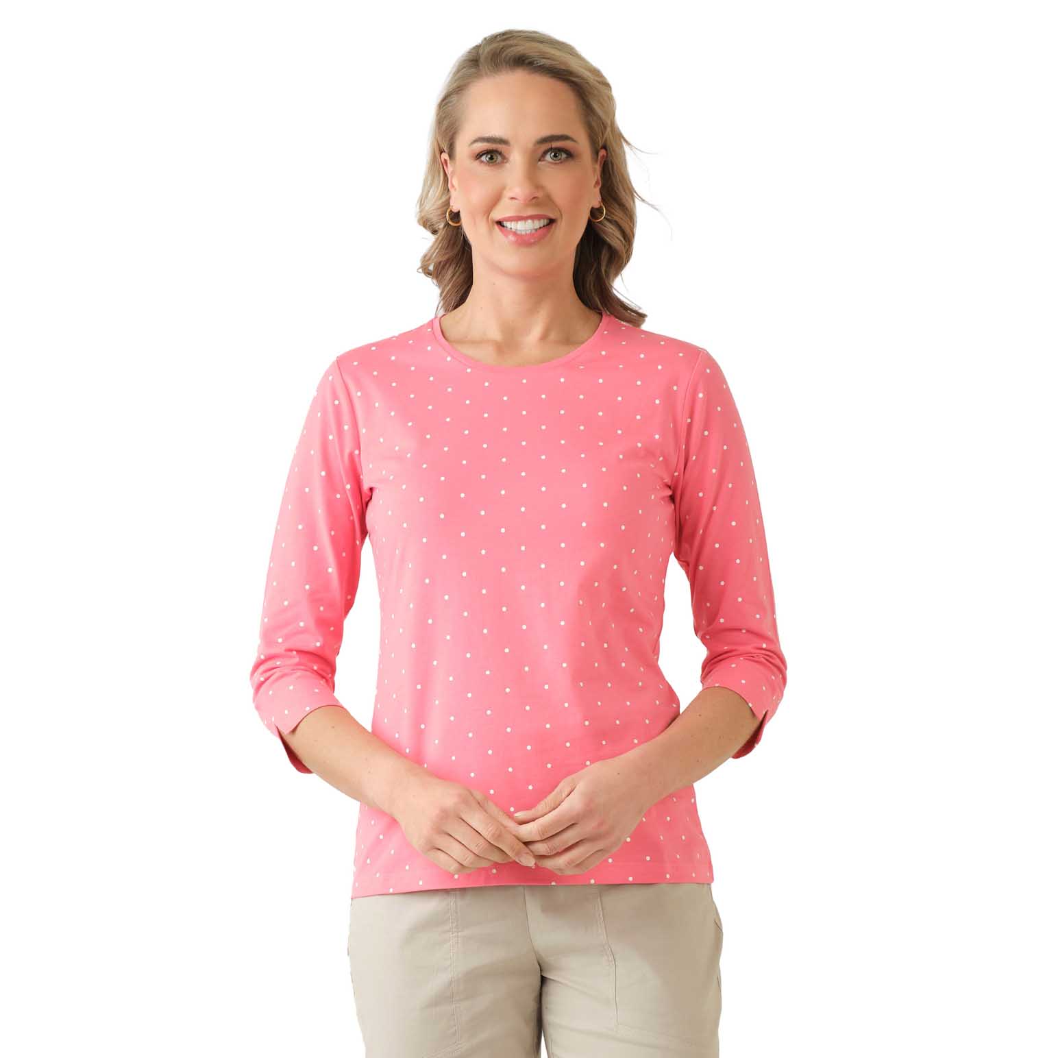 B Essentials by Ballantynes 3/4 Sleeve Tee